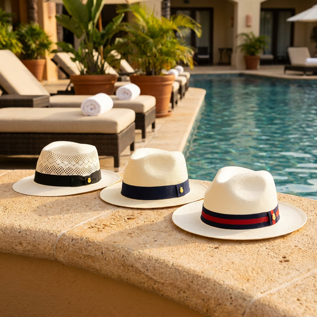 Last remaining pieces of handcrafted Montecristi Panama and luxury wool hats on outlet final sale at Marchesi di Montecristi UK