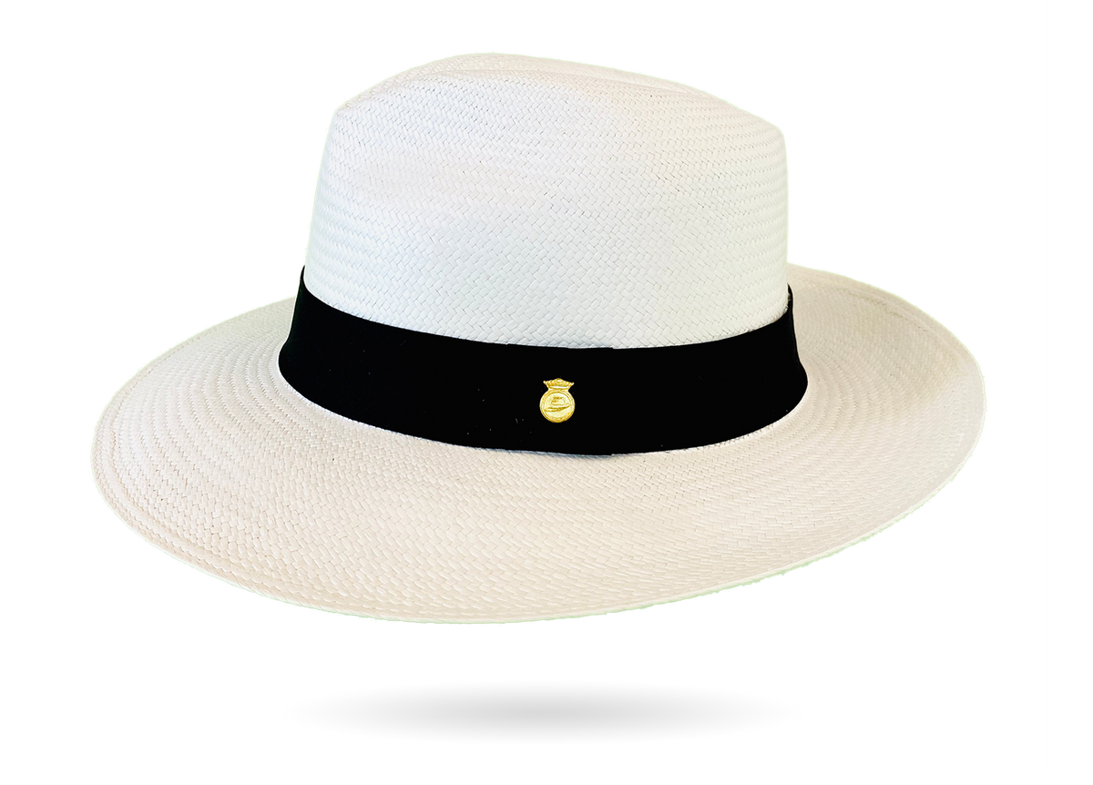 Fine Panama Hat 'Sunseeker' Llano White Rollable Medium Brim (7.5cm ...